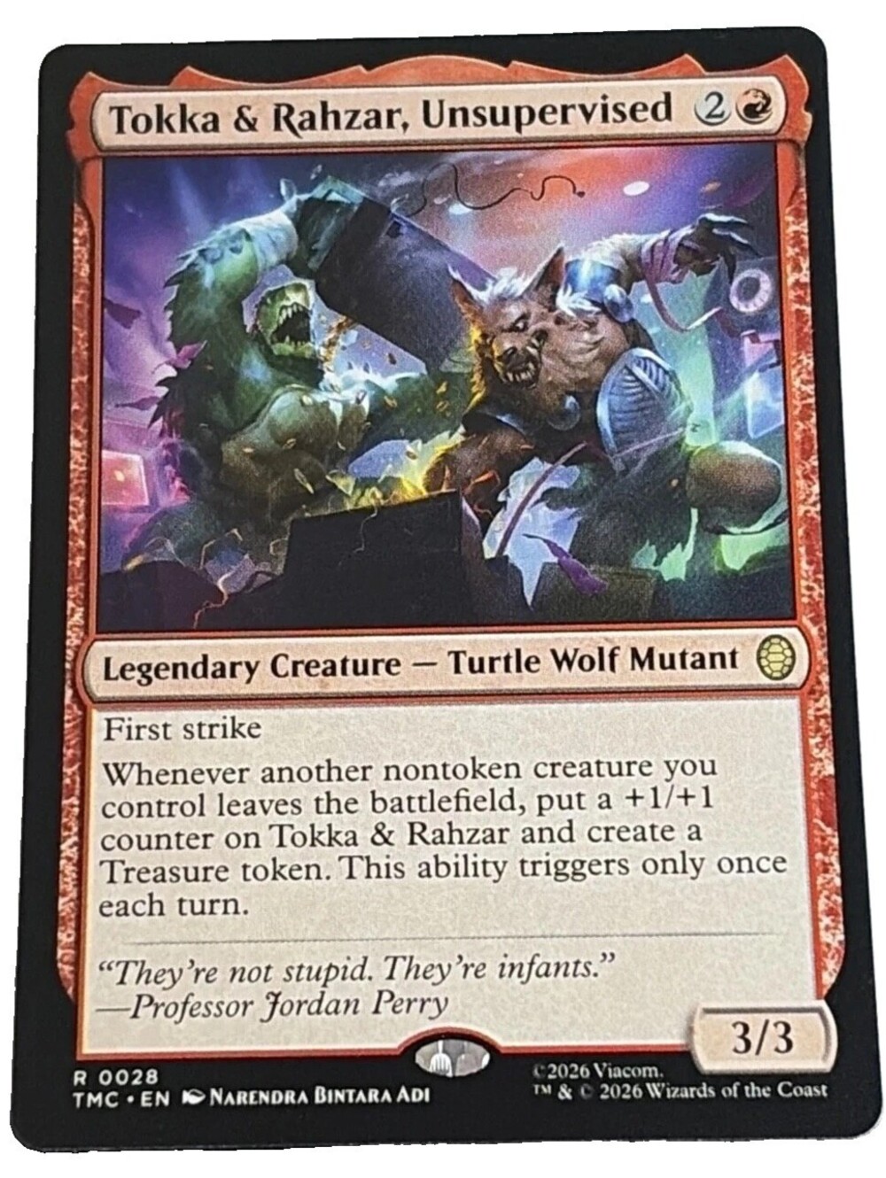 Tokka & Rahzar, Unsupervised Commander: Teenage Mutant Ninja Turtles Regular